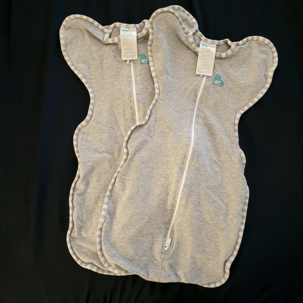TWO Newborn Love to Dream Swaddles